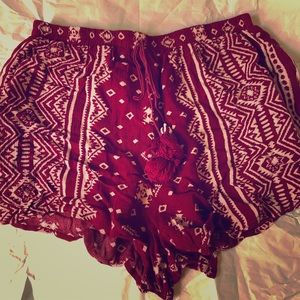 Tribal Patterned Shorts with Pockets!!!